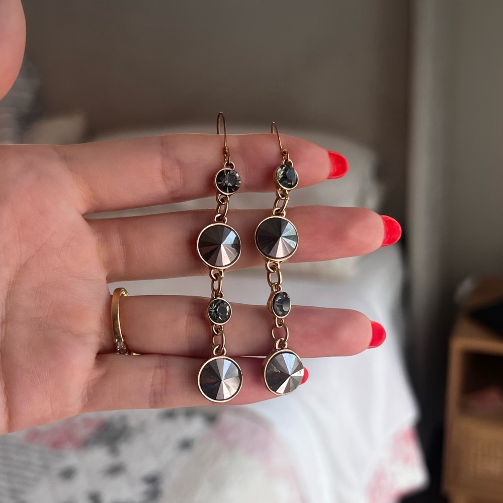 Rhinestone earrings